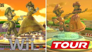Mario Kart Tour - Daisy Circuit Comparison (Wii vs iOS)