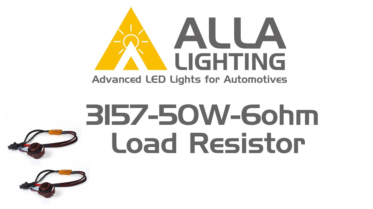 3157 LED Resistors' Installation Plug-n-Play, Fix Signal Hyper Flash