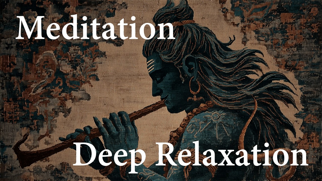 Deep Relaxation Indian Music Soft Flute, Drone & Meditation Sounds