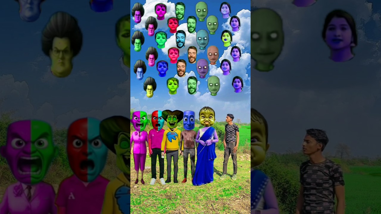 Scary Teacher 3D,Dancing Granny and Tani, Dancing Chhotu & Me Correct Head Matching 