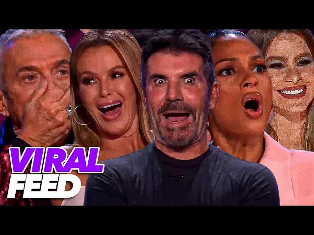 Top 100 GOT TALENT Auditions Of The Year From BGT u0026 AGT 2023! | VIRAL FEED class=