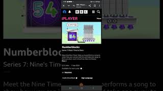 Numberblocks 9 times table reversed