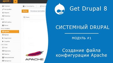 Системный Drupal. 1.2.4 Создание файла конфигурации Apache