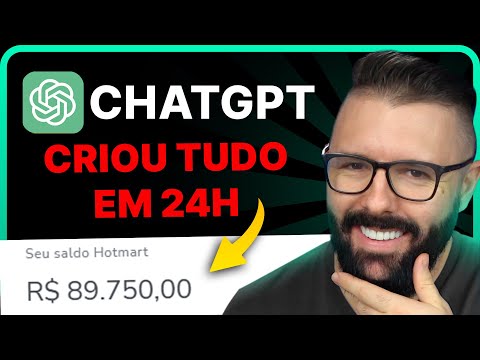 24 HORAS com CHATGPT criei um NEGÓCIO ONLINE INCRÍVEL! NÃO ACREDITEI ATÉ VER O RESULTADO!