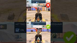 ✅Turn ON This Setting For Perfect AIM 💯 In CODM BR #shorts #trending #codm