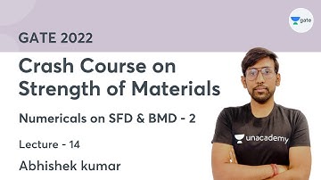 L 14 | Numericals on SFD & BMD - 2 | Crash Course on Strength of Materials | Abhishek Kumar
