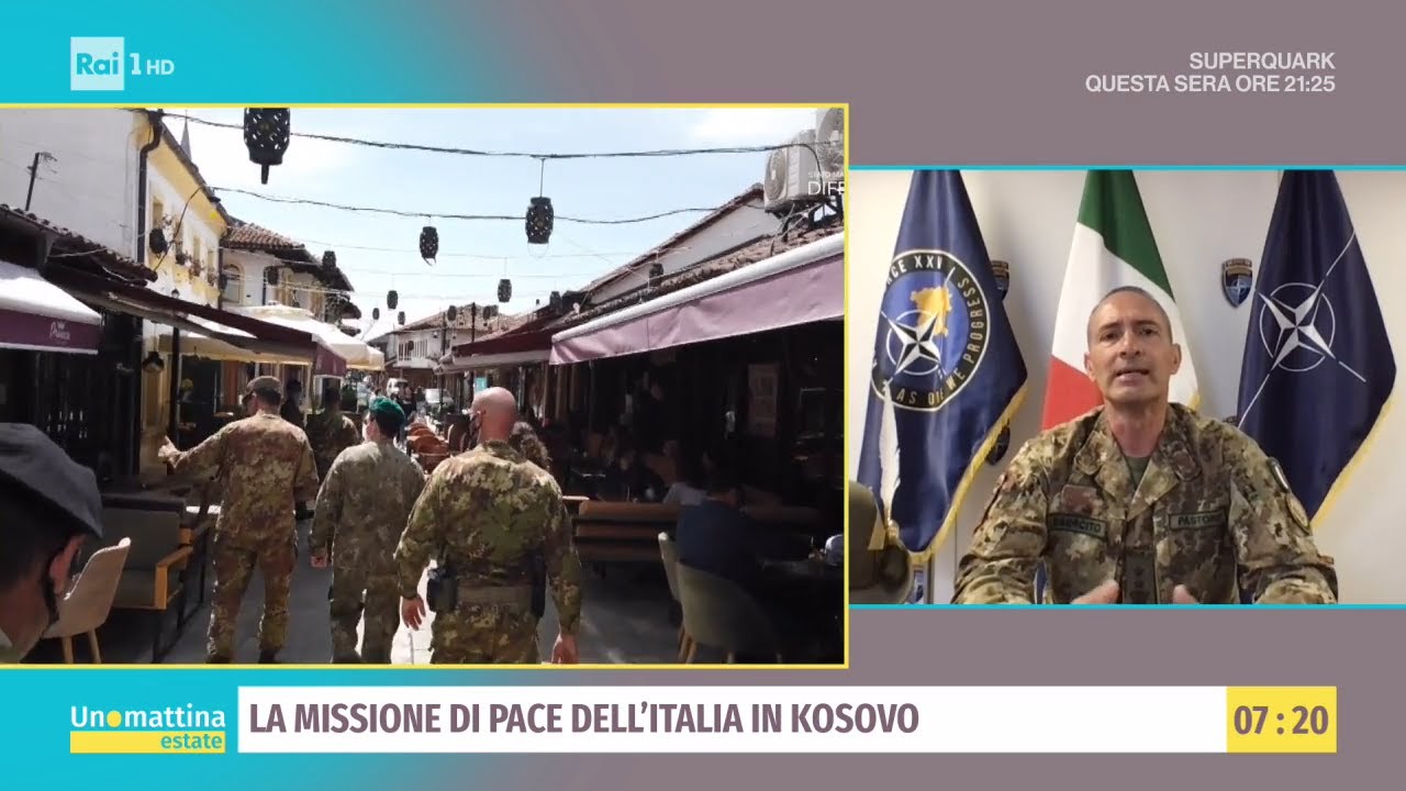 La missione di pace dell'Italia in Kosovo - Unomattina estate - 14/07/2021