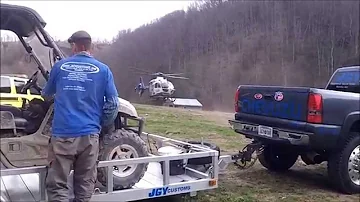 4-21-14, Heather and I road ATV's at Wagon Wheel WV