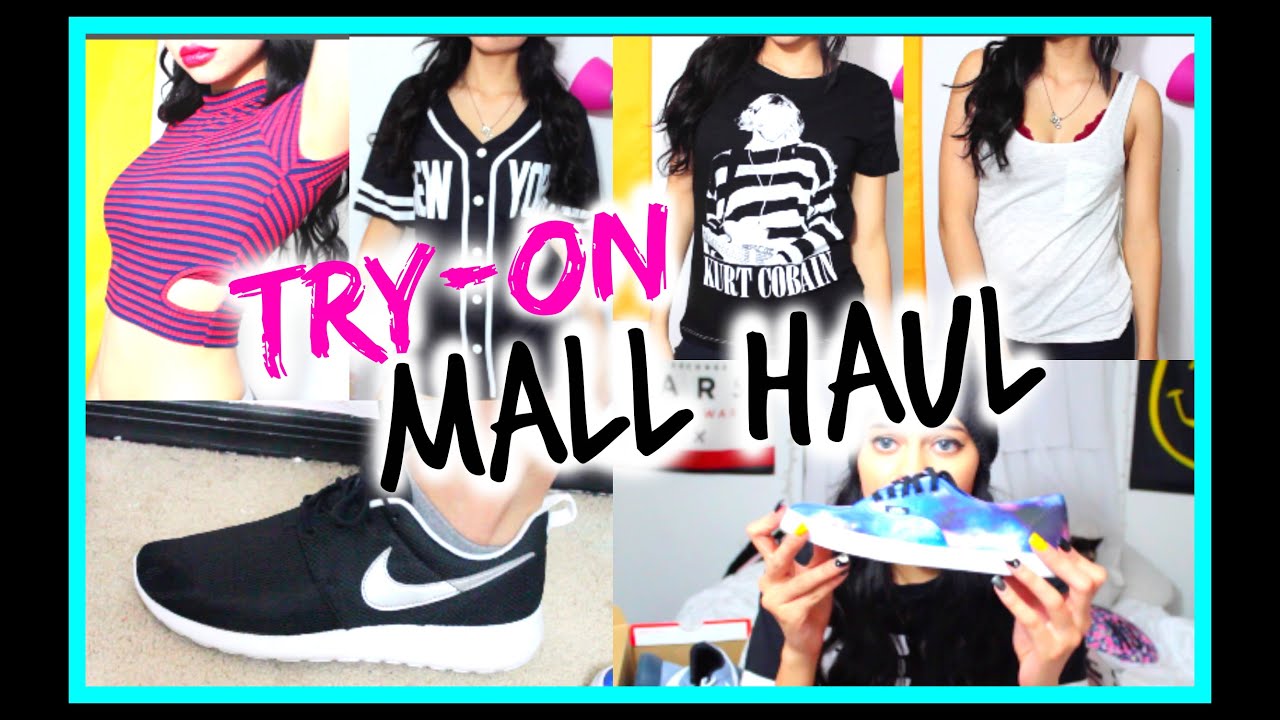 Mall Try-On Haul! F21,Fashion Q, Vans & Nike