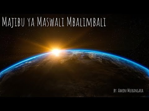 Ev Amon Mukangara  Majibu ya Maswali Mbalimbali