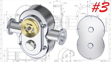 Học inventor cơ bản: Vẽ máy bơm bằng inventor - Part 3
