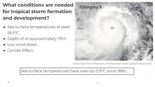 3.5 How might tropical storms be affected by climate change