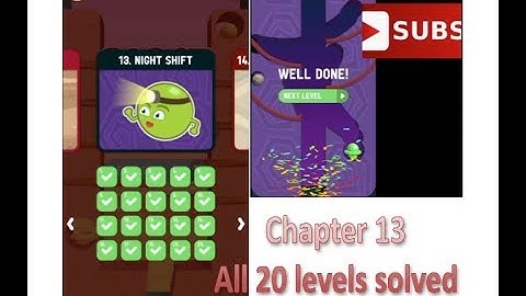 Dig it 13-01 to 13-20 All levels Solved NIGHT SHIFT CHAPTER (Dig a little deeper)