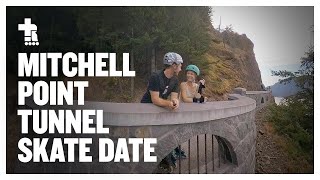 Skate Date at the NEW Mitchell Point Tunnel! | Big Wheel Inline Skating #MitchellPointTunnel