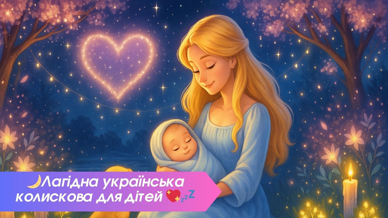🌙 Лагідна колискова для дітей 🎶 Українська колискова пісня 💤  Допомагає швидко заснути