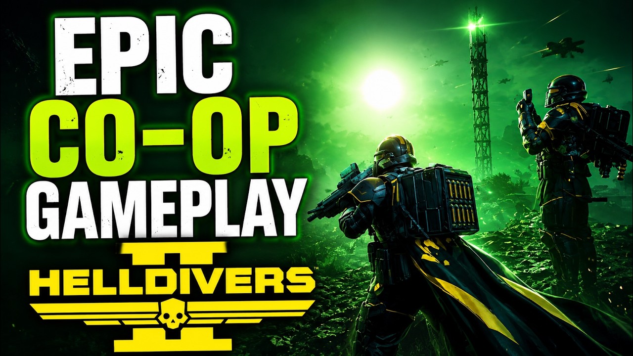 Helldivers 2 EPIC Co-Op Gameplay - YouTube