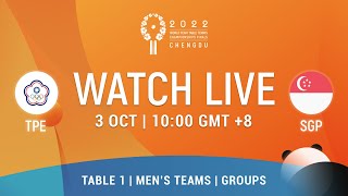 LIVE! | MT Groups S1 | 2022 World Team Championships Finals Chengdu