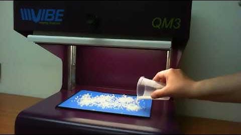 Rice Spreading in the Vibe QM3 Rice Analyzer