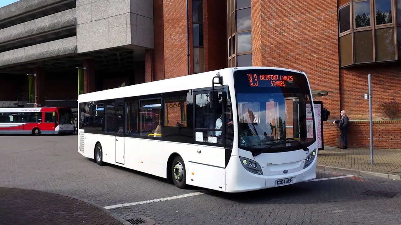 Alexander Dennis Enviro 200 KX64AEF Courtney Buses on Route BL3 Seen Leaving Staines