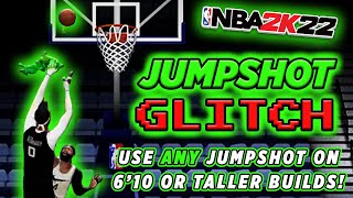 JUMPSHOT GLITCH IN NBA 2K22! USE ANY BASE ON 6'10+ CENTERS AND BIGS!