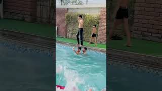 Swimming pool party 😂❤️ #swmmingpool #vlog #enjoy #delhi #youtube