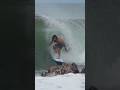 MHO surfs into ROCKS #hawaii #surf #insta360 #surfing