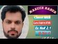 Class10th Ex No 2.1 Q#4 Lecture 14