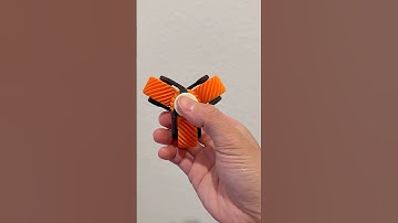 Triple Helix Gear Spinner | Hypnotic 3DPrint in Action #3dprinting #fidgettoy  #satisfying #shorts