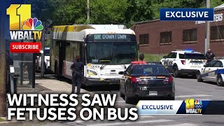 Witness recounts seeing fetuses on MTA bus