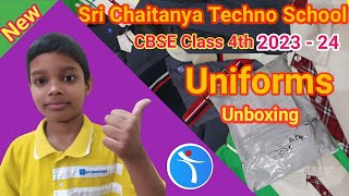 Sri Chaitanya Techno School Cbse,Bangalore Cl 4Boys School Uniforms 2023-24