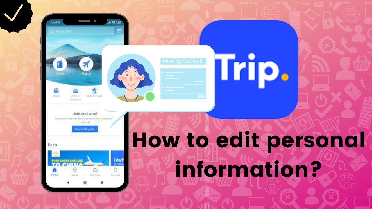 How to edit personal information in Trip.com? - YouTube