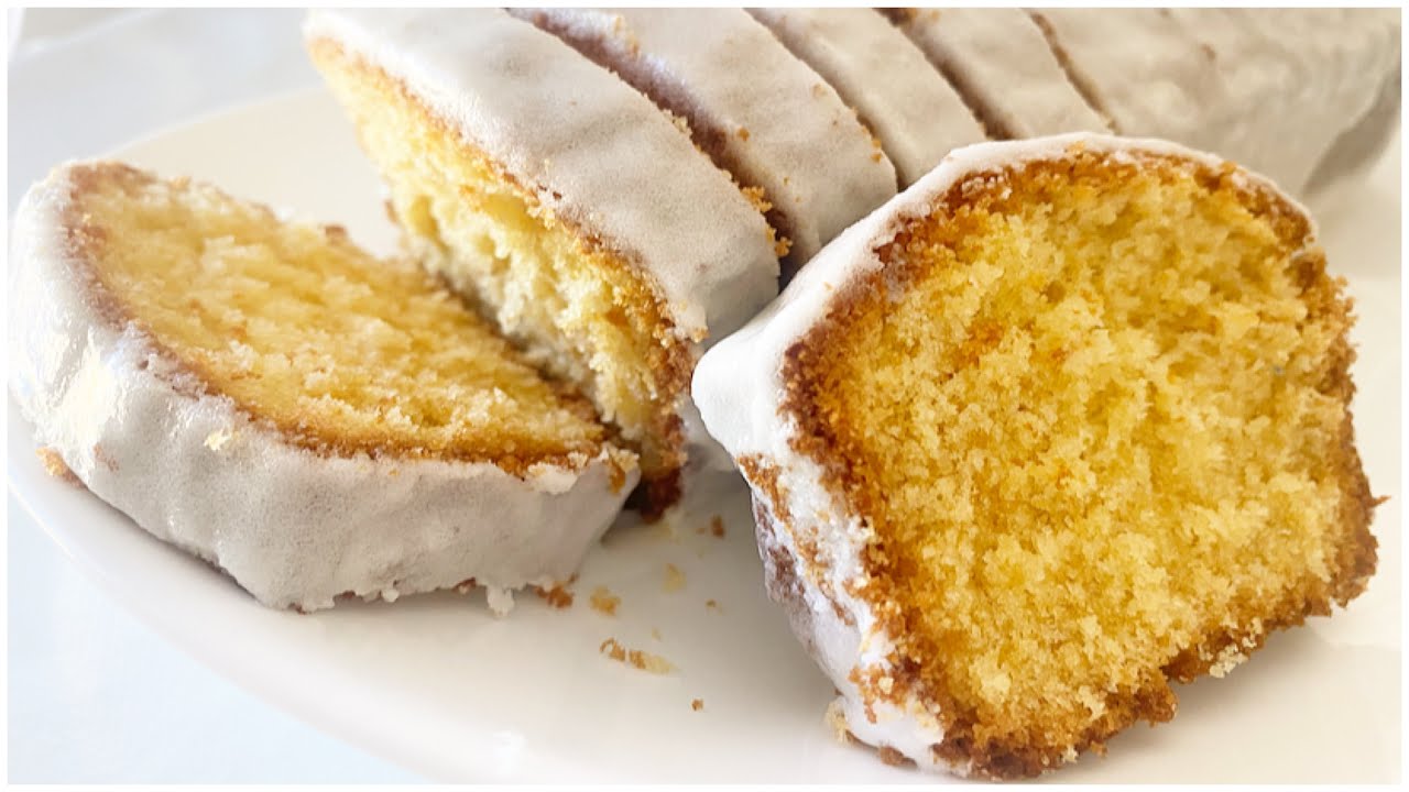 ❥ Cake vanille et glaçage.