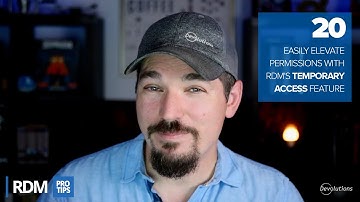 Easily Elevate Permissions with RDM