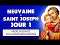  neuvaine  saint joseph jour 1  dbloquer les bonnes dcisions