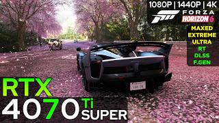 RTX 4070 Ti SUPER - Forza Horizon 6 (1080p/1440p/4K)