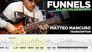 Matteo Mancuso - Funnels - Allan Holdsworth - Guitar Tab Lesson -   Transcription & Tutorial