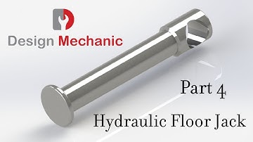 #52 Solidworks Tutorial | Hydraulic Floor Jack | Part Modelling | Part 4 | Design Mechanic