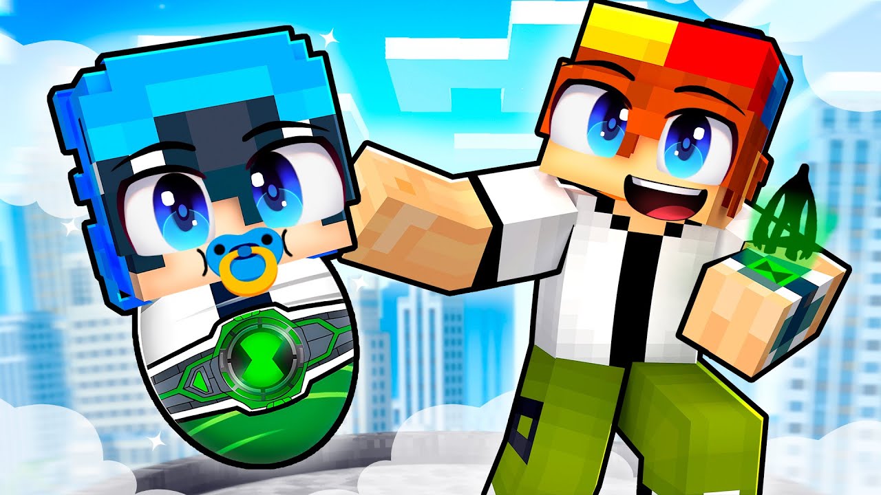 Minecraft'ta BEN 10 AİLESİ Bizi Sahiplendi