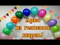 Арка из гелиевых воздушных шаров.  Арка из шаров