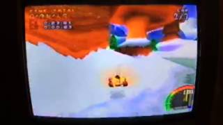 CTR - Blizzard Bluff 23:81 + 23:42 + crash