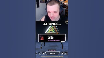 Opening 36 Apex Heirloom Packs at Once #shorts