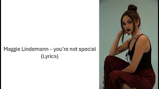 Maggie Lindemann  Youre Not Special s