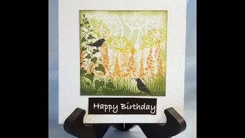 "Spring Birthday Card" Video Tutorial