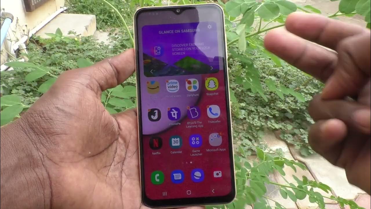 How to take screenshot in Samsung Galaxy A13 YouTube