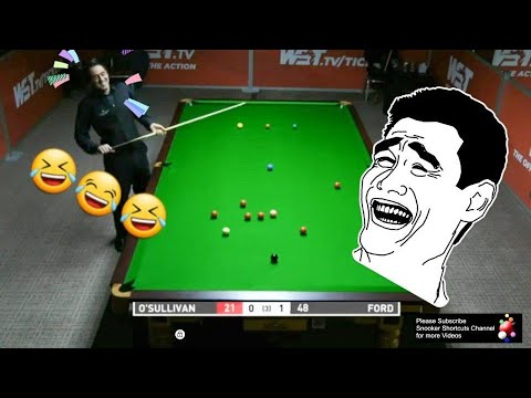 Funny Moment in Ronnie O'Sullivan Match against Tom Ford 🤣😂🤣 Watch with sound on
