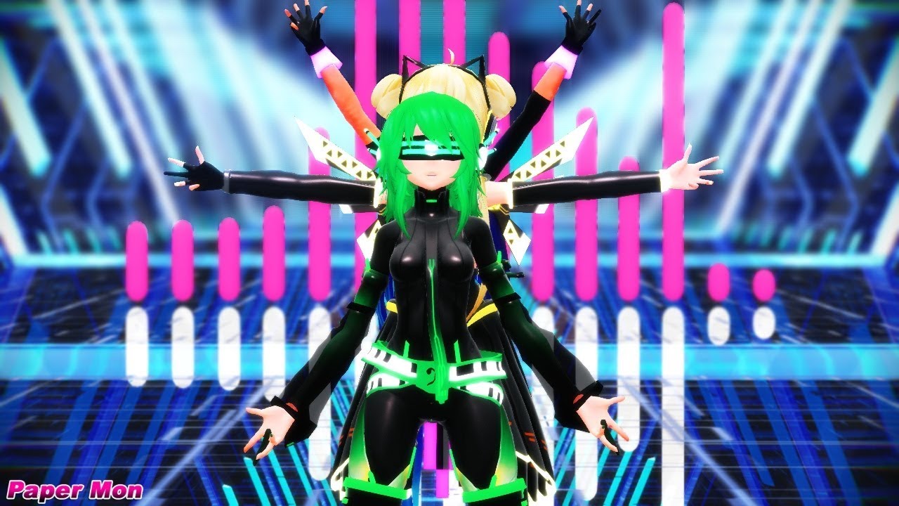 【MMD】WAVE | Lily, Merli, Gumi