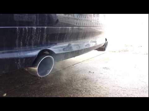 N54 muffler delete with resonators and xpipe - YouTube
