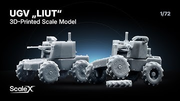 ScaleX UGV "Liut" Review & Assembly | VG 72001 & VG 72002 | 1:72 Ukrainian Ground Drone Models