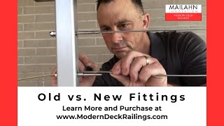 New USA-Made Cable Fittings | Easy Install for Modern Deck Railing | Order: ModernDeckRailings.com