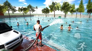 FRANKLIN BUILT A GIANT SWIMMING POOL 🏊 INDIAN BIKE DRIVING 3D || NEW GIANT SWIMMING POOL || #viral screenshot 4